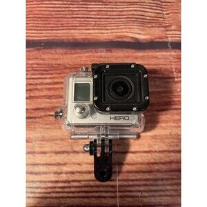GoPro Hero 3 Action Camera W/ Battery + Case - Silver